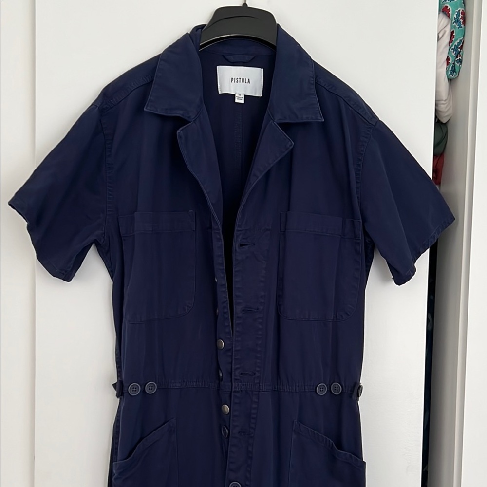 Pistola navy grover jumpsuit!